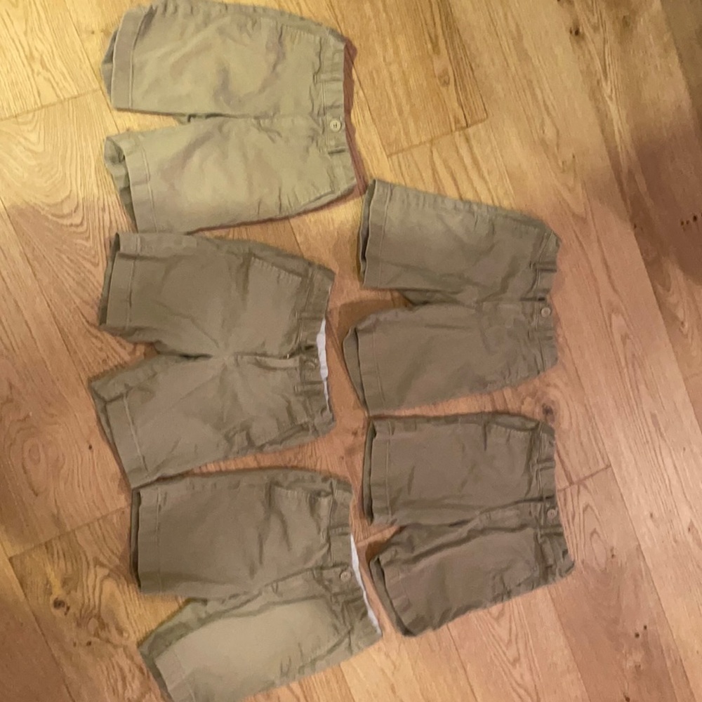 Boys jcrew khaki shorts size 7